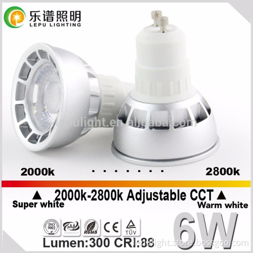 BLOOM CCT DIMMING GU10 6w Spotlight 2000k-2800k
